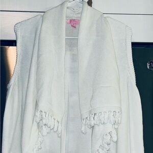 Lilly Pulitzer size med white cardigan